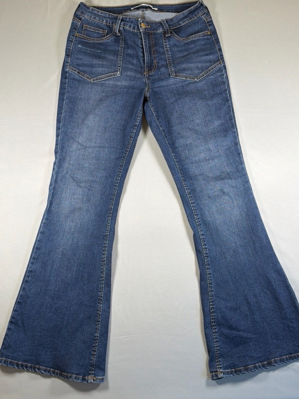 Celebrity Pink Medium Blue Flare Jeans